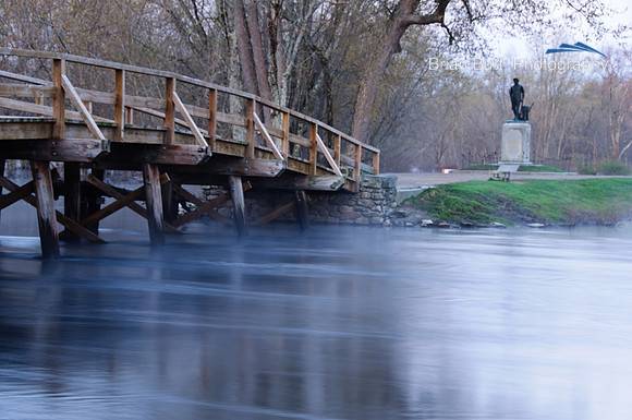 North Bridge and Minuteman Statue
