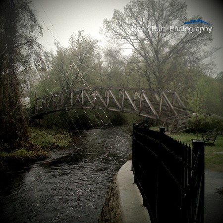 Nashoba Brook, Fence and Bridge
