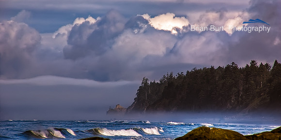 Waves and Sky at Ruby Beach