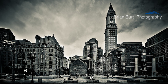 Boston Skyline  & Custom House Tower