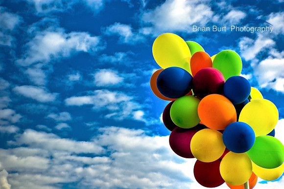 Balloons and Blue Sky