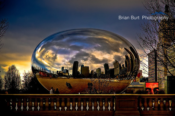 "Cloud Gate" at Dusk - Chicago