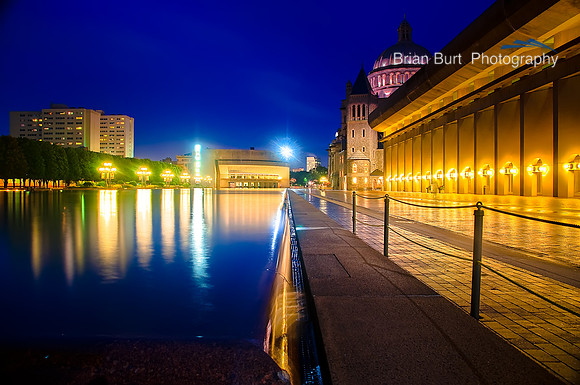 Reflecting Pool at Dusk