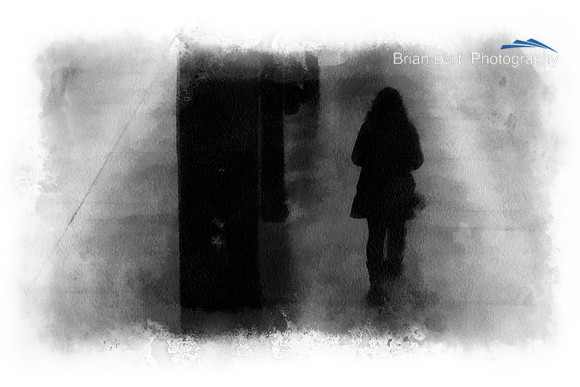 Woman in Kenmore Square Station